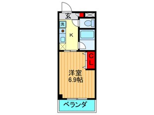 シャトレ－御殿山の物件間取画像